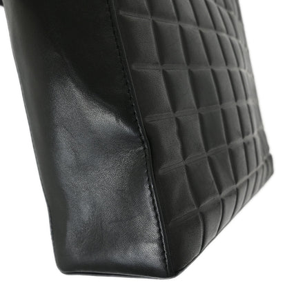 Chanel 2002-2003 Black Lambskin Choco Bar Tote Bag