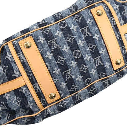 Louis Vuitton Blue Monogram Denim Cabas Raye GM 2way Shoulder Tote M95336