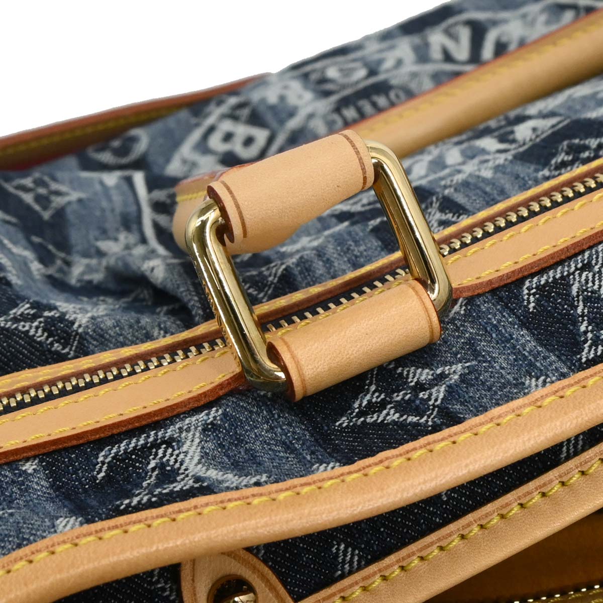 Louis Vuitton Blue Monogram Denim Cabas Raye GM 2way Shoulder Tote M95336