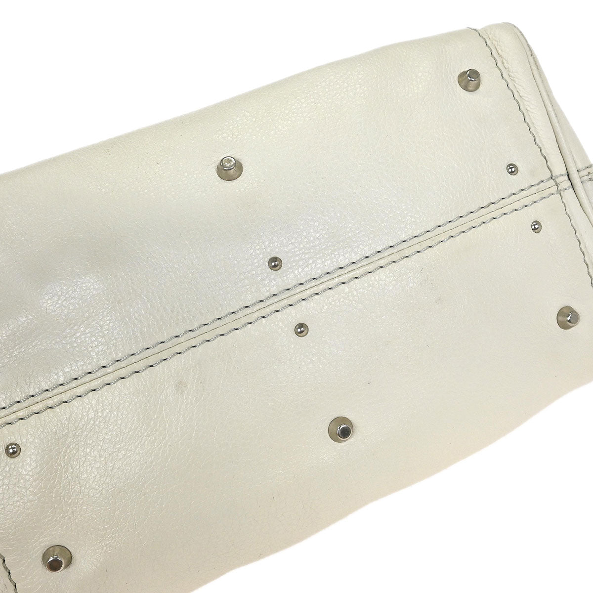 Chloe White Paddington Mini Handbag