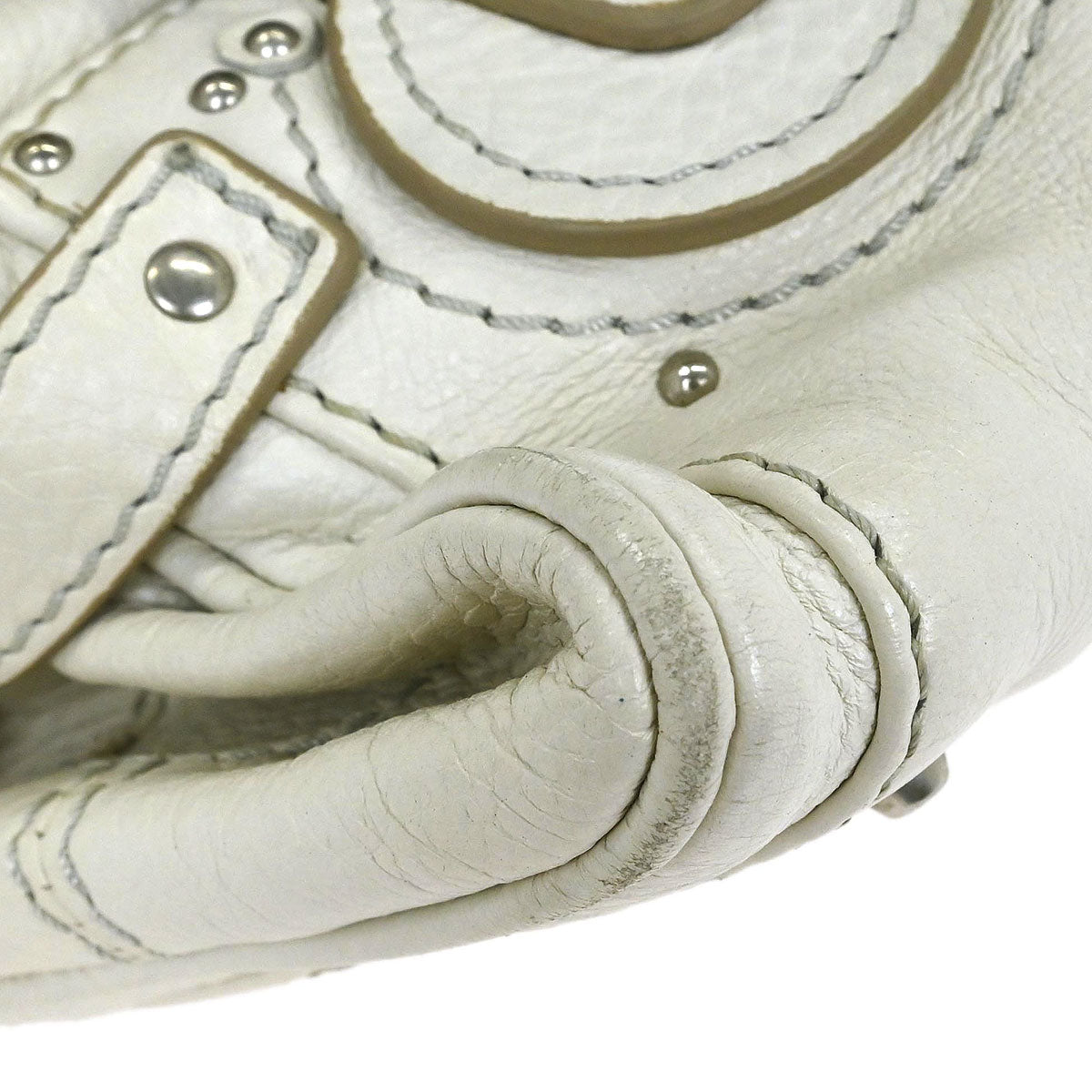 Chloe White Paddington Mini Handbag