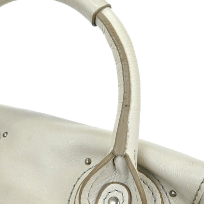 Chloe White Paddington Mini Handbag