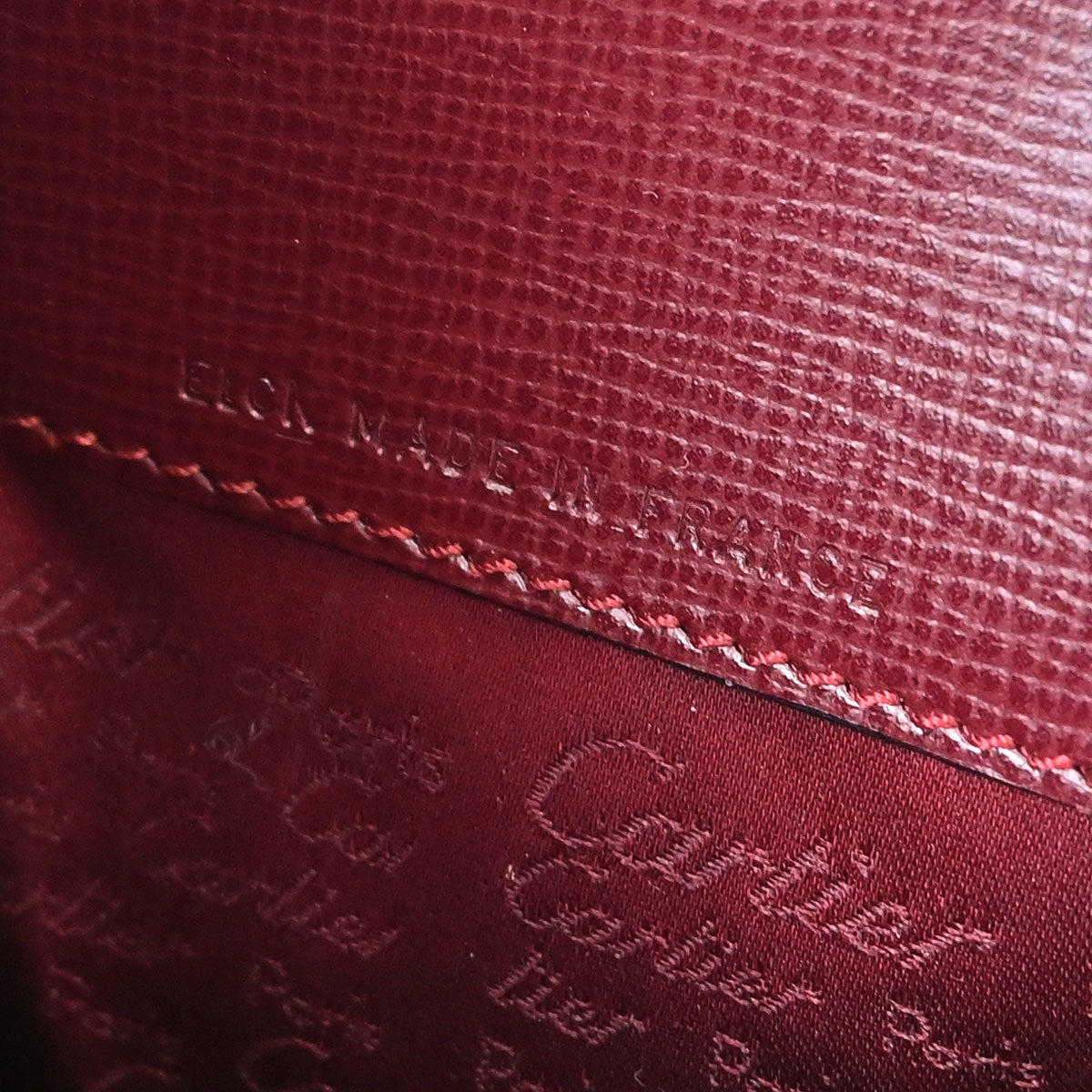 Cartier Bordeaux Shoulder Bag