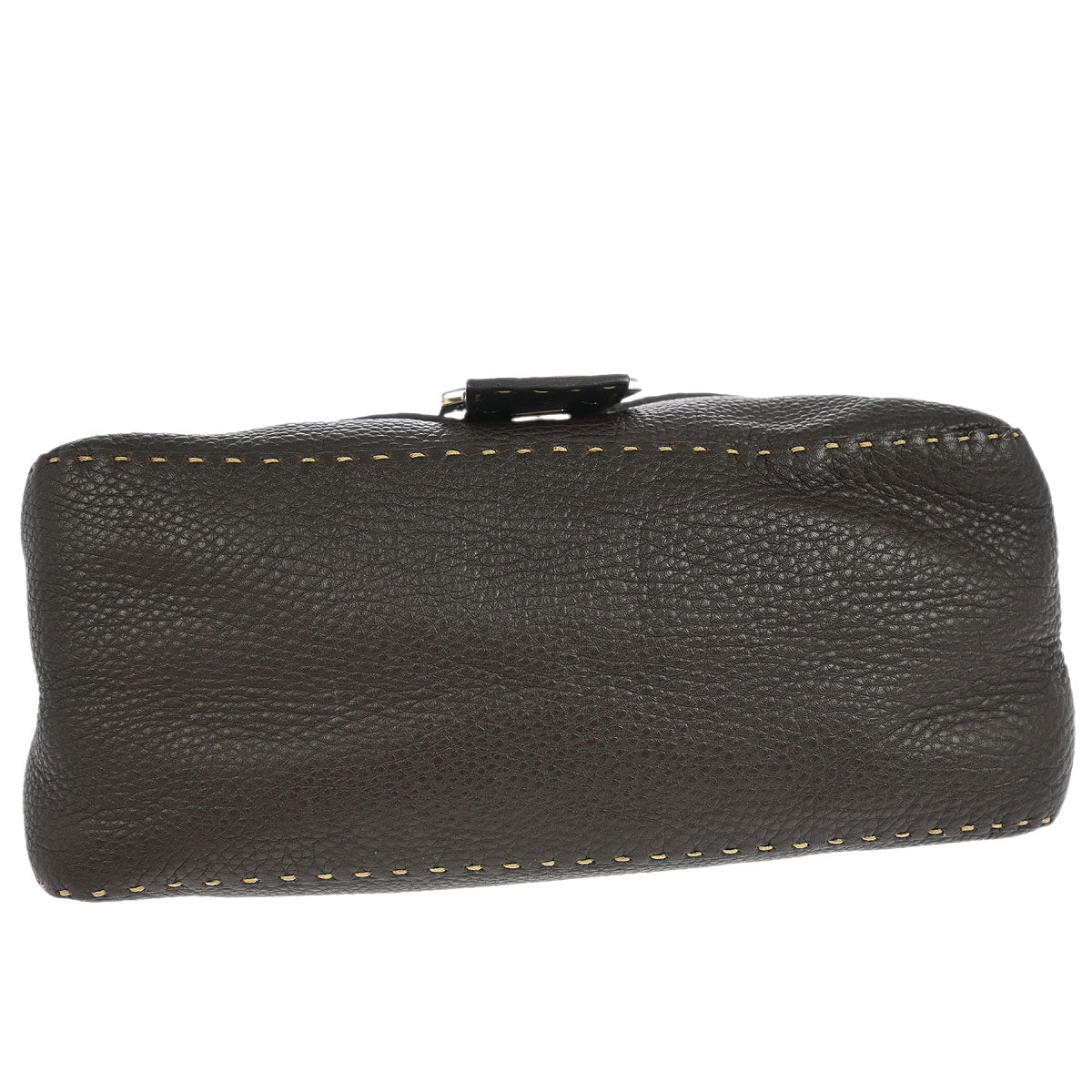 Fendi Brown Leather Mamma Baguette Handbag