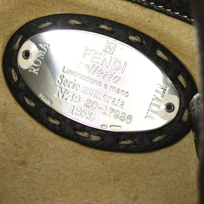 Fendi Brown Leather Mamma Baguette Handbag