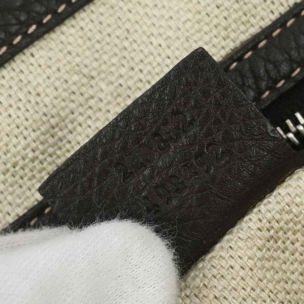 Gucci Beige Canvas Horsebit GG Tote Handbag