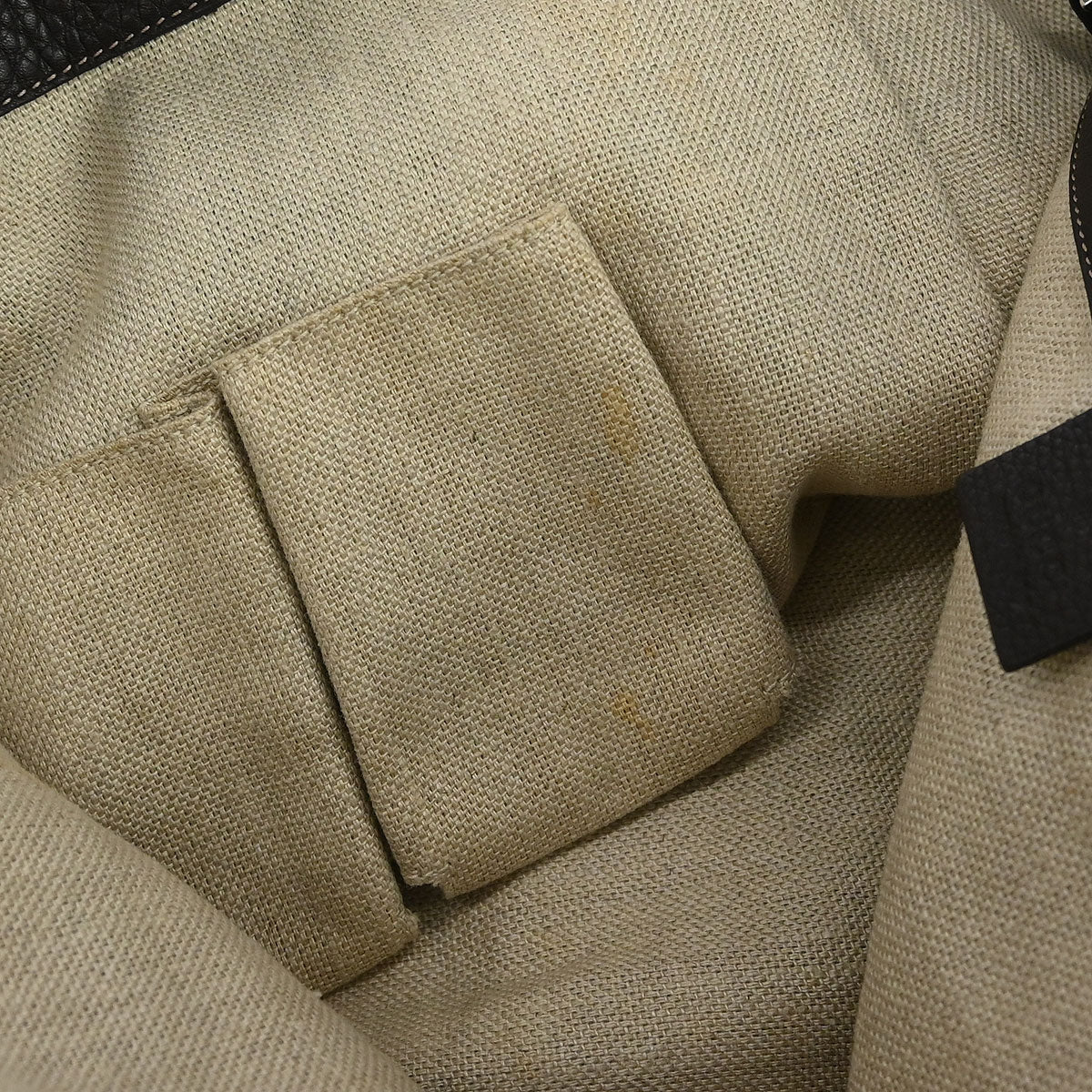 Gucci Beige Canvas Horsebit GG Tote Handbag