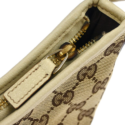 Gucci Beige Canvas GG Abbey D Ring Handbag