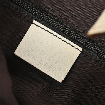 Gucci Beige Canvas GG Abbey D Ring Handbag