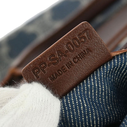 Celine * Blue Denim Macadam Boogie Handbag