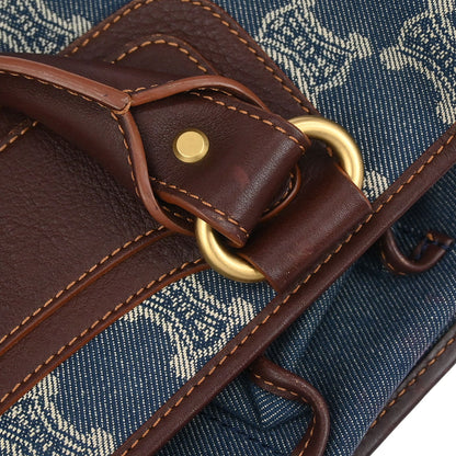 Celine * Blue Denim Macadam Boogie Handbag