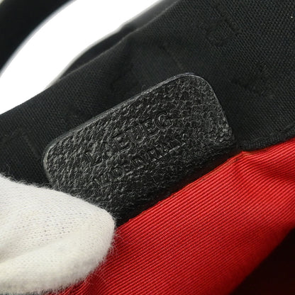 Bvlgari Black Canvas Logomania Tote Handbag