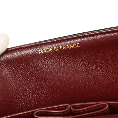 Chanel 1994-1996 Black Lambskin Medium Classic Double Flap Shoulder Bag