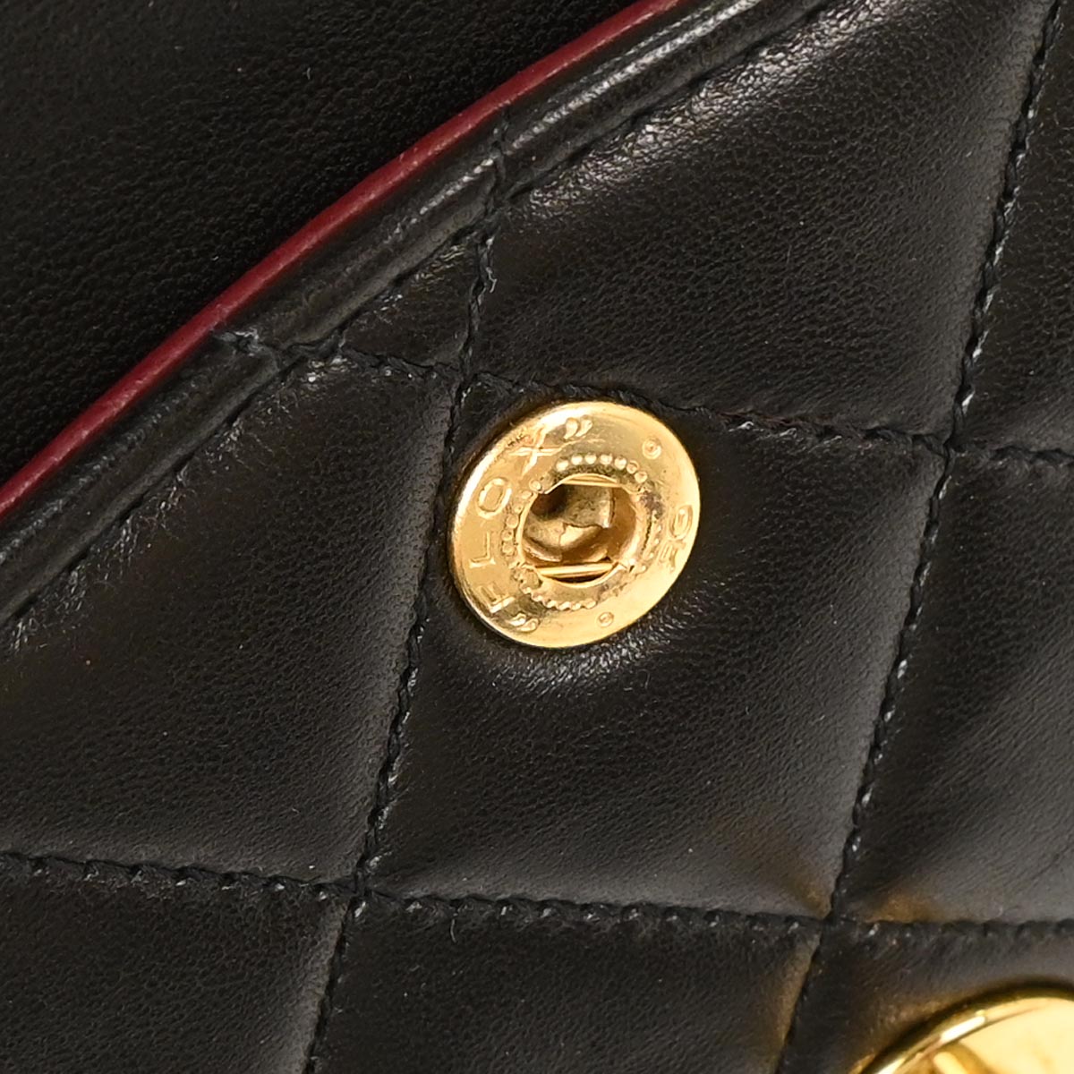 Chanel 1994-1996 Black Lambskin Medium Classic Double Flap Shoulder Bag