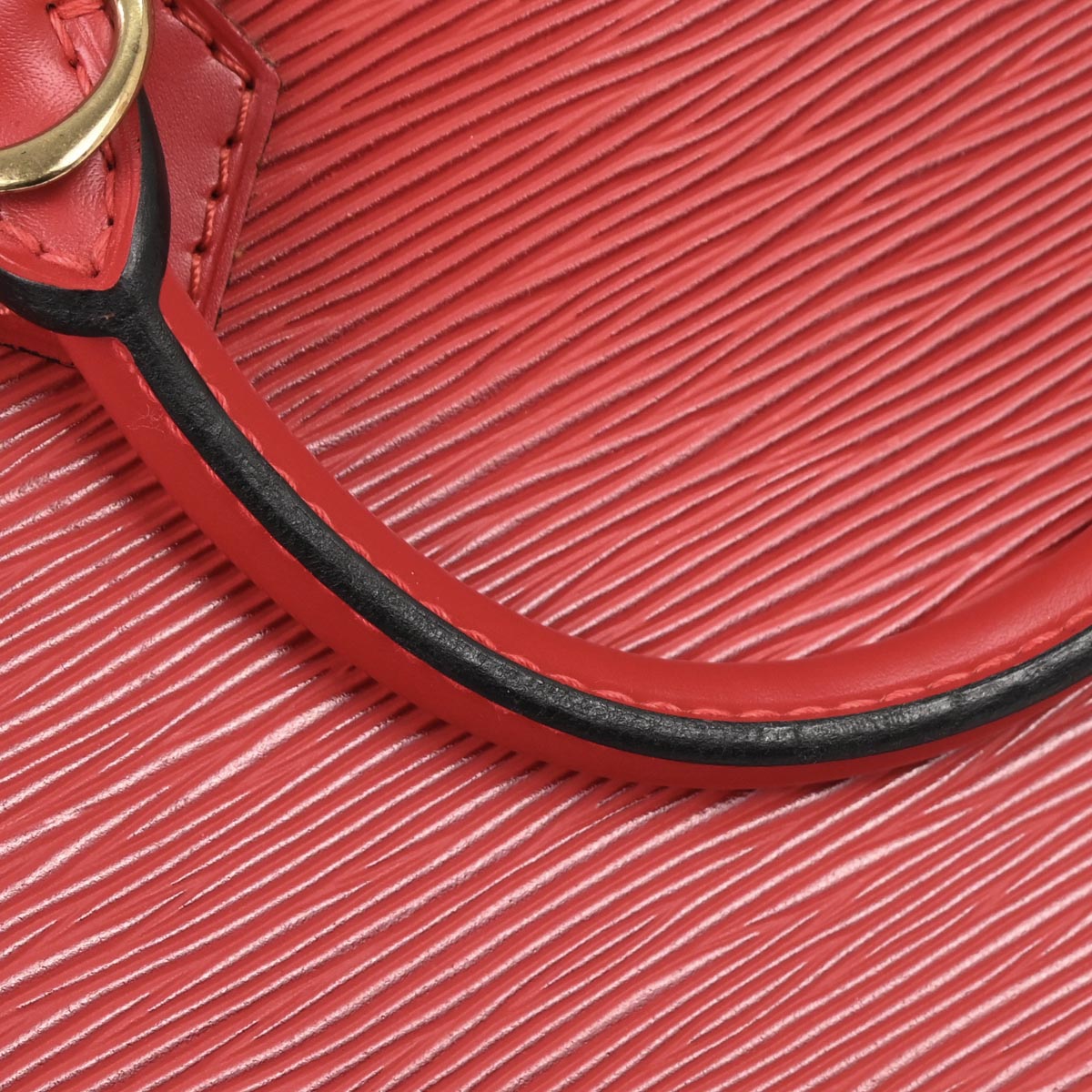 Louis Vuitton Red Epi Alma Handbag M52147