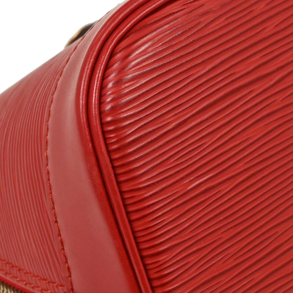 Louis Vuitton Red Epi Alma Handbag M52147