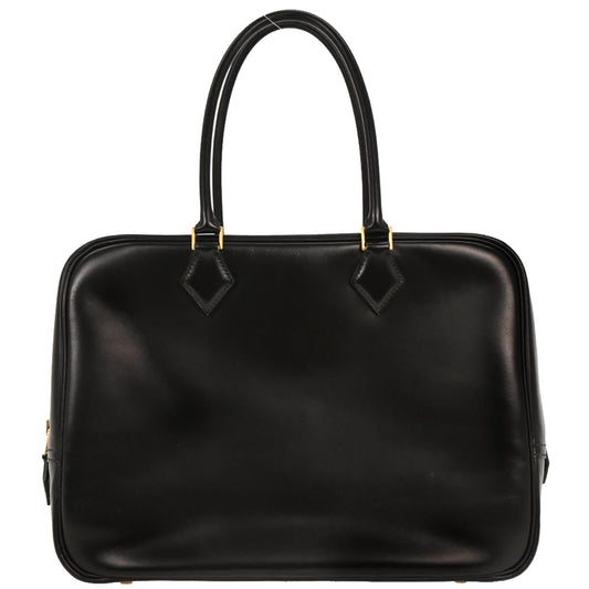 Hermes Black Box Calf Plume 32 Handbag