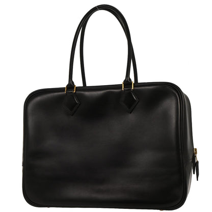 Hermes Black Box Calf Plume 32 Handbag