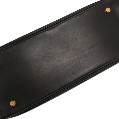 Hermes Black Box Calf Plume 32 Handbag