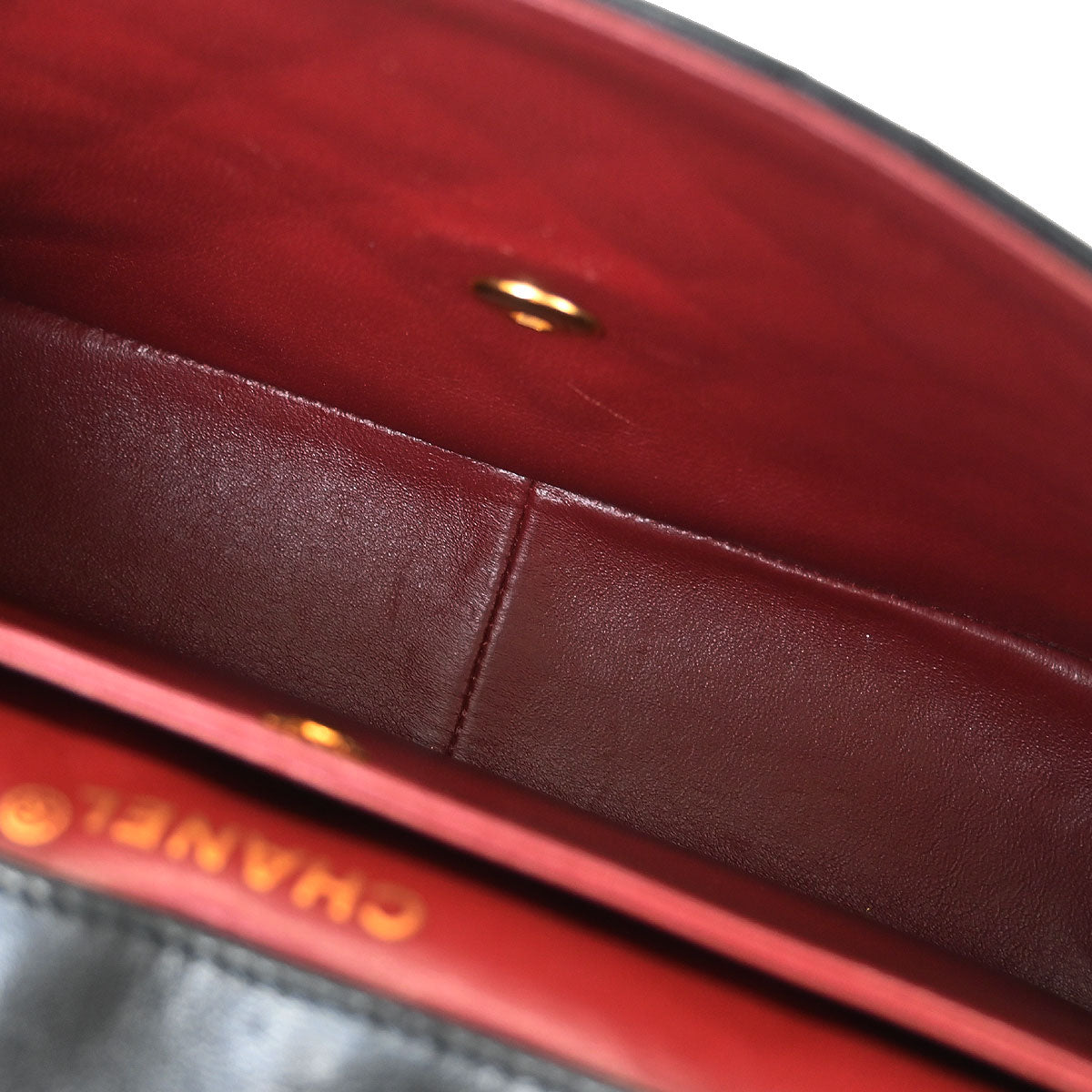 Chanel 1989-1991 Black Lambskin Shoulder Bag