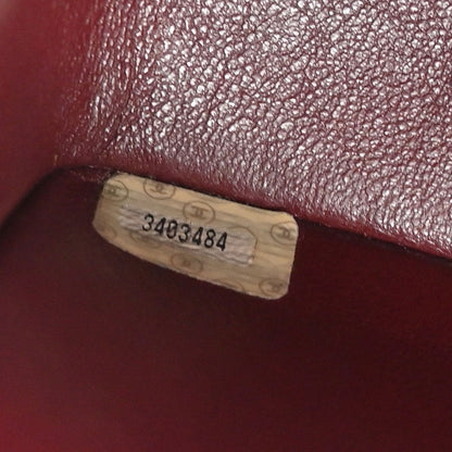 Chanel 1994-1996 Black Lambskin Medium Diana Shoulder Bag