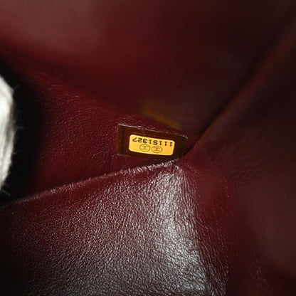 Chanel 2006-2008 Black Lambskin Medium Classic Double Flap Shoulder Bag