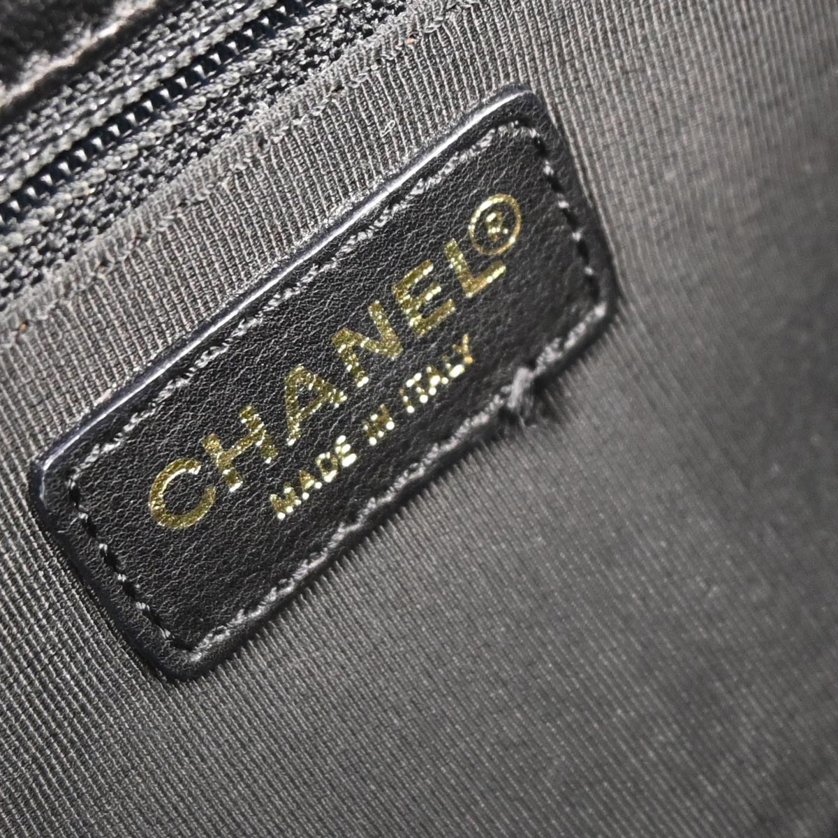 Chanel 2000-2001 Black Lambskin Choco Bar Shoulder Bag