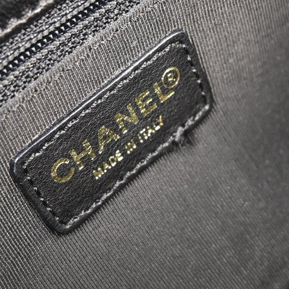 Chanel 2000-2001 Black Lambskin Choco Bar Shoulder Bag