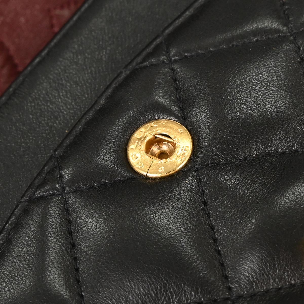 Chanel 1994-1996 Black Lambskin Small Classic Double Flap Shoulder Bag