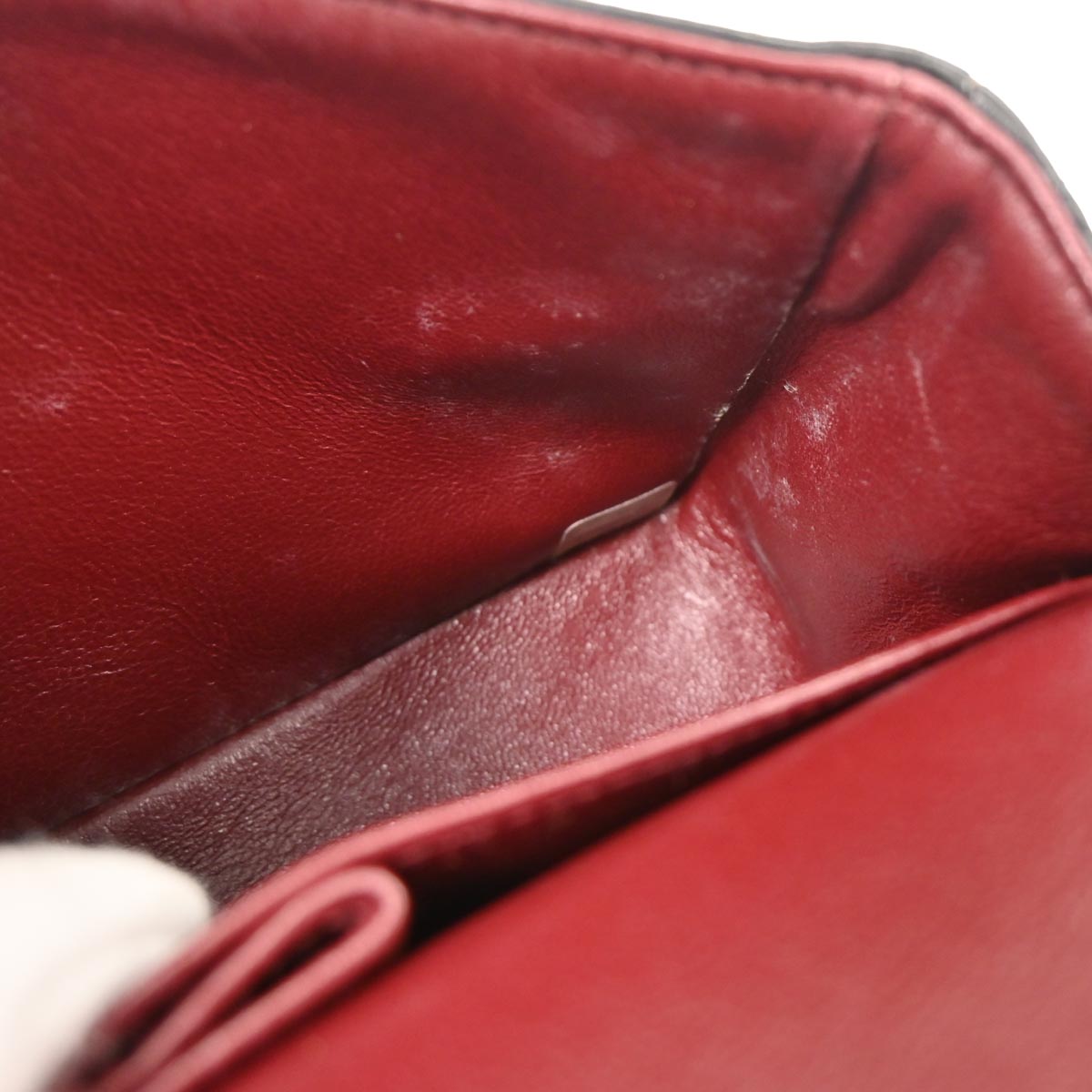 Chanel 1994-1996 Black Lambskin Small Classic Double Flap Shoulder Bag