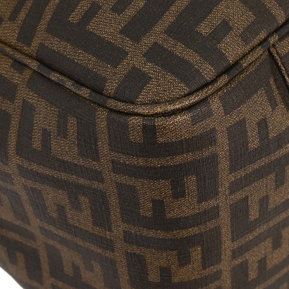 Fendi Brown PVC Zucca Duffle Handbag