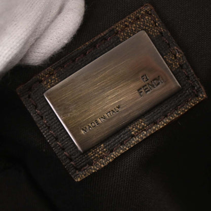 Fendi Brown PVC Zucca Duffle Handbag