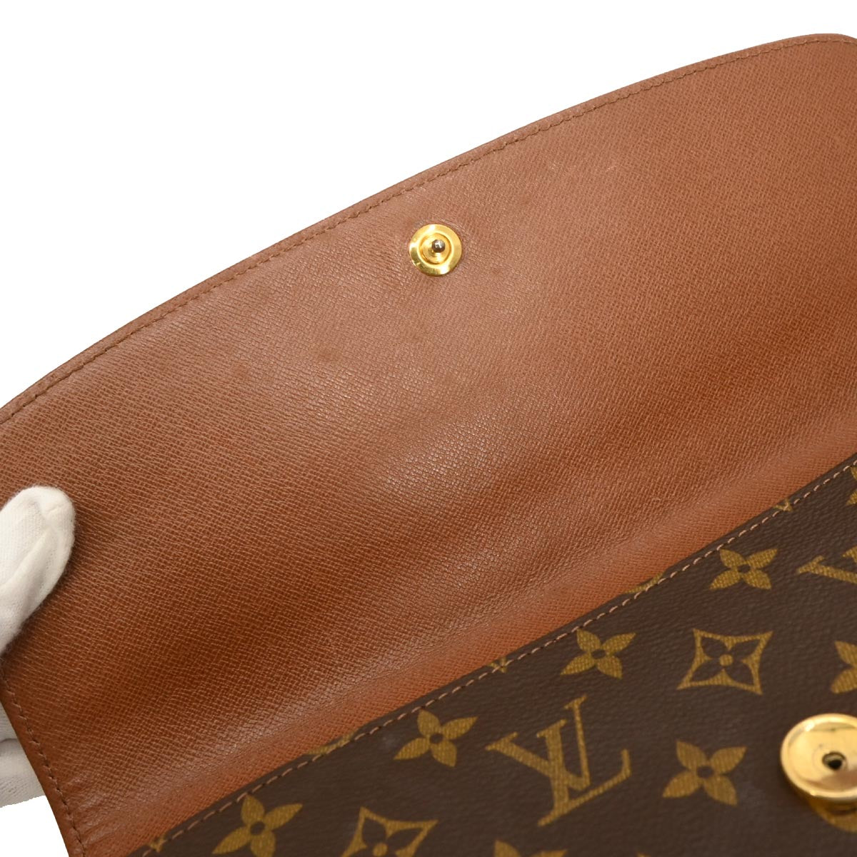 Louis Vuitton Monogram Pochette Dame GM Clutch Bag M51810