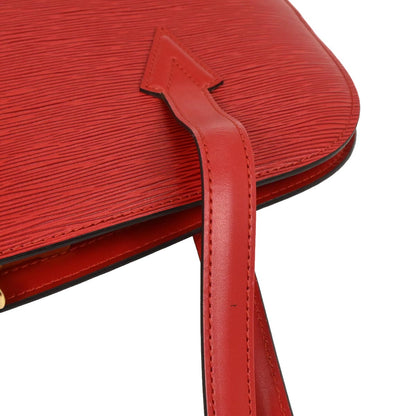 Louis Vuitton Red Epi Lussac Shoulder Bag M52287