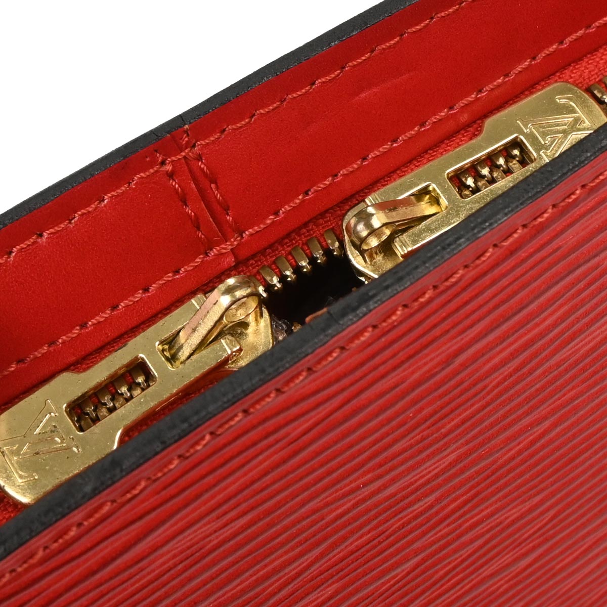 Louis Vuitton Red Epi Lussac Shoulder Bag M52287