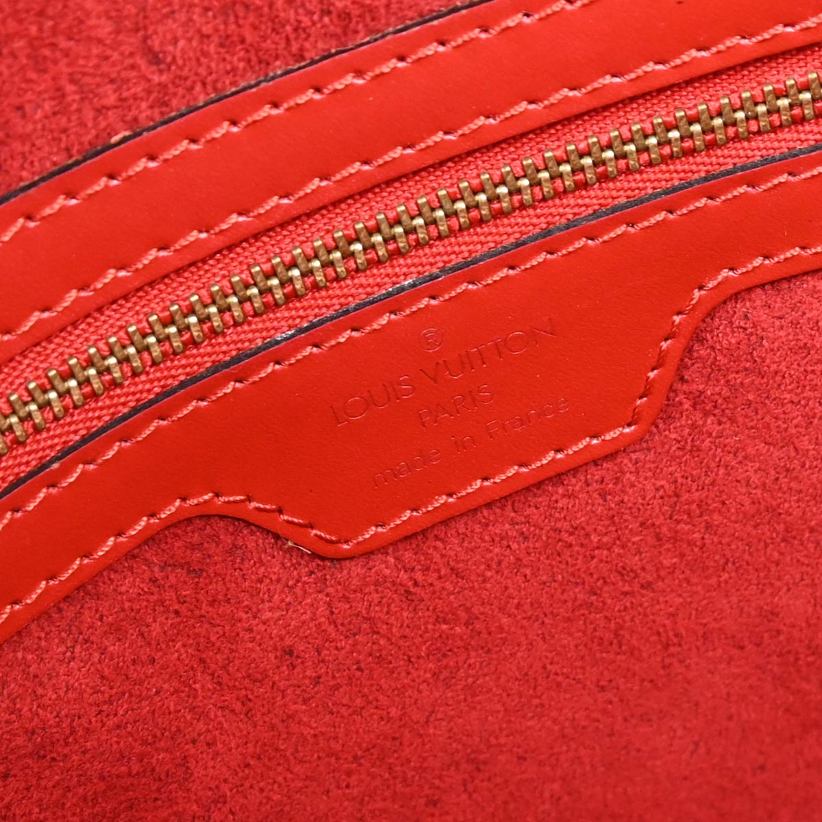 Louis Vuitton Red Epi Lussac Shoulder Bag M52287