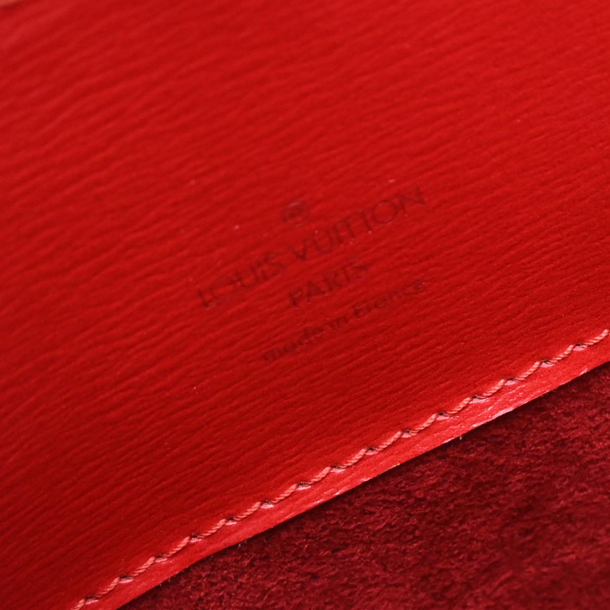 Louis Vuitton Red Epi Cluny Shoulder Bag M52257