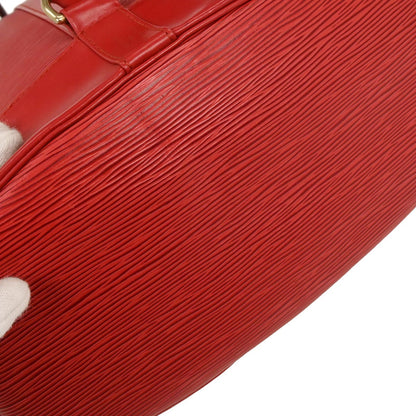Louis Vuitton Red Epi Randonnee PM Bucket Shoulder Bag M52357