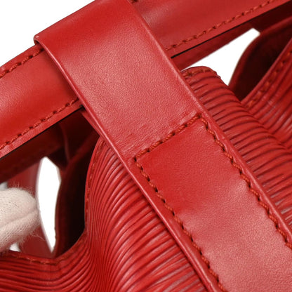Louis Vuitton Red Epi Randonnee PM Bucket Shoulder Bag M52357