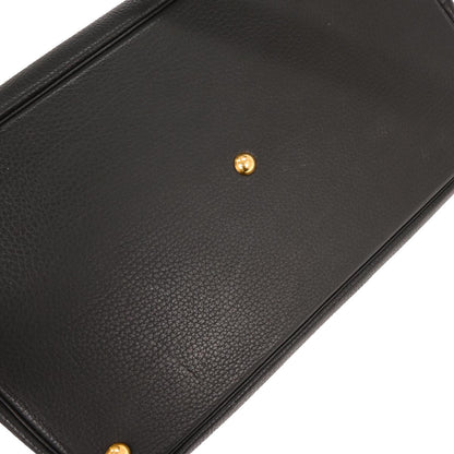 Hermes Black Ardennes Bolide 45 Handbag