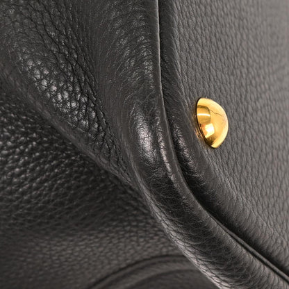 Hermes Black Ardennes Bolide 45 Handbag