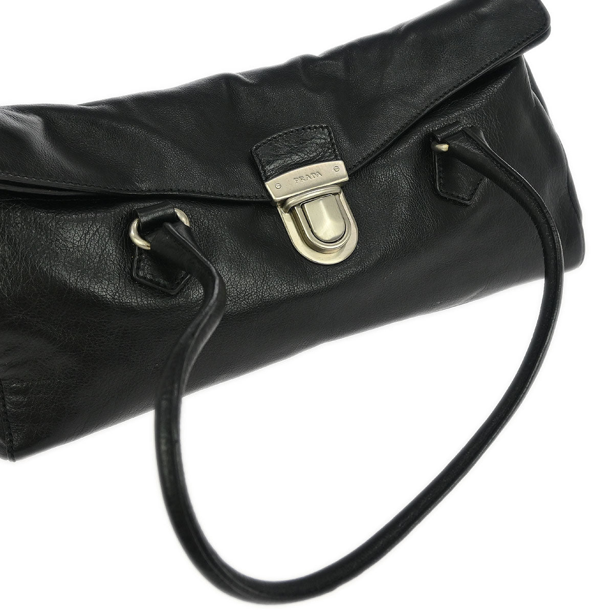 Prada Black Leather Handbag