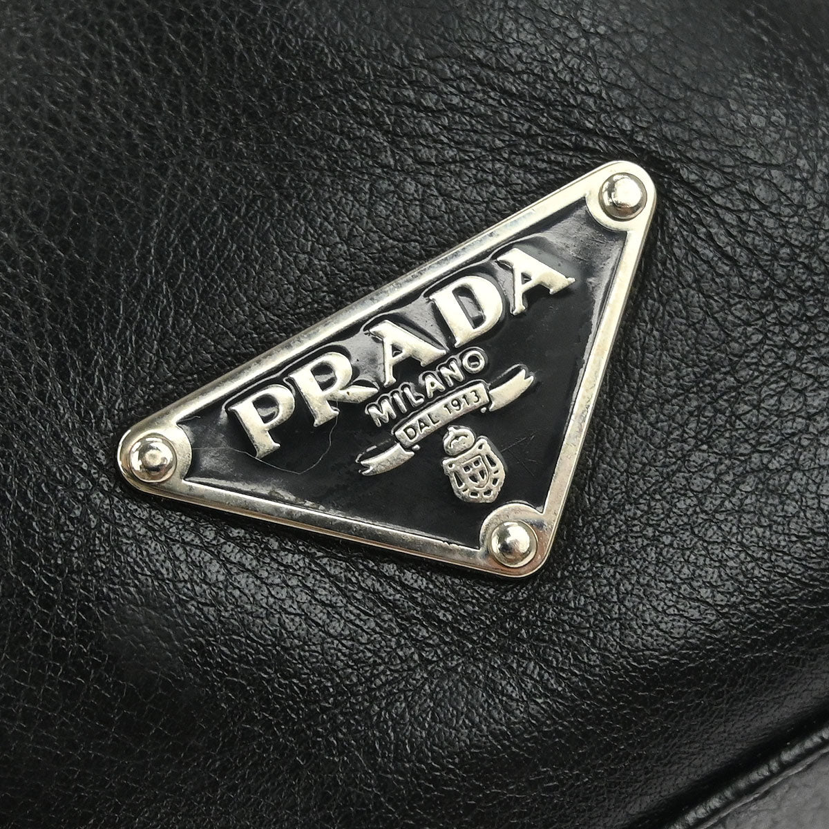 Prada Black Leather Handbag