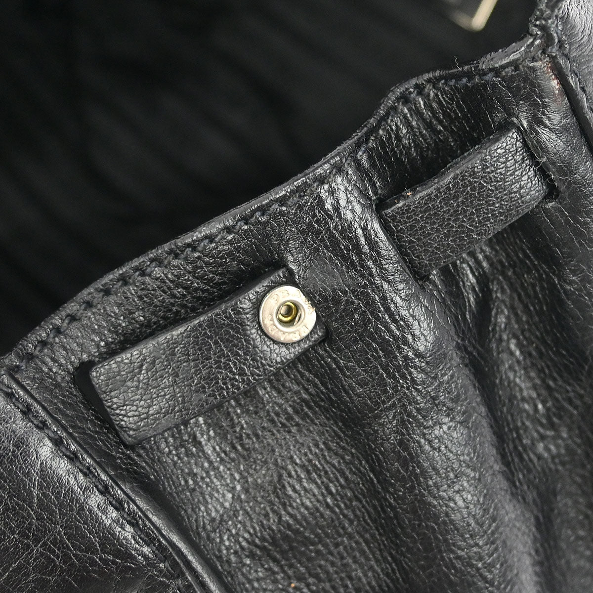 Prada Black Leather Handbag