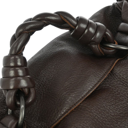 Bottega Veneta Brown Leather Intrecciato Cocker Handbag