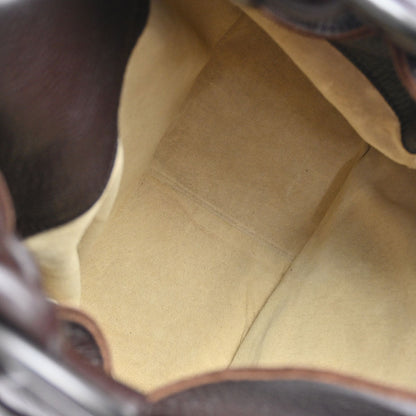 Bottega Veneta Brown Leather Intrecciato Cocker Handbag