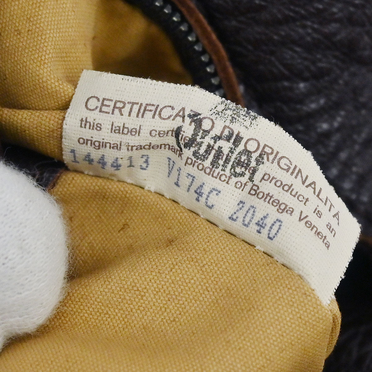 Bottega Veneta Brown Leather Intrecciato Cocker Handbag