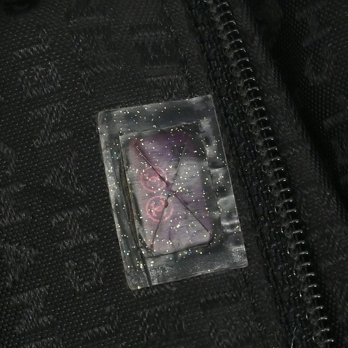 Chanel * 2001-2003 Black Lapin Fur Chain Hobo Handbag