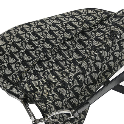 Christian Dior Black Trotter Saddle Handbag