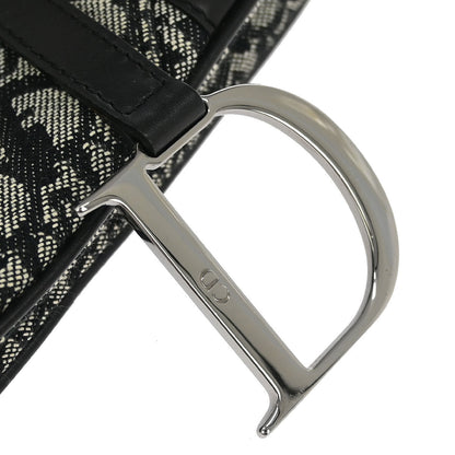 Christian Dior Black Trotter Saddle Handbag